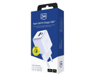 3mk Hyper GaN Charger 20W QC4+ PD PPS USB 1A1C White EU - 1333352 - zdjęcie 6